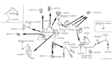 Diagram for 1987 Nissan 200SX Brake Line - 46285-01F00