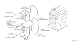 Diagram for 1984 Nissan Stanza Timing Cover Gasket - 13521-V5500