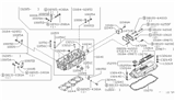 Diagram for 1995 Nissan Hardbody Pickup (D21U) Cylinder Head Bolts - 11056-V5002