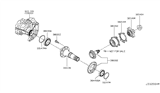 Diagram for 2015 Nissan Pathfinder CV Joint Companion Flange - 38210-3KA0A