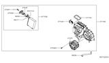 Diagram for Nissan Pathfinder Evaporator - 27410-3JV0A