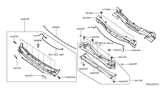 Diagram for 2018 Nissan Pathfinder Weather Strip - 66830-3JA1A