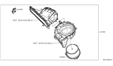 Diagram for 2014 Nissan Pathfinder Blower Motor - 27200-3KA1A