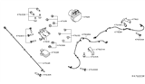 Diagram for 2014 Nissan Pathfinder Brake Fluid Pump - 47660-3KY1A