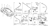 Diagram for 2019 Nissan Pathfinder Antenna Cable - 28243-3JA0A