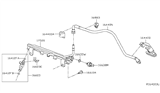 Diagram for 2014 Nissan Pathfinder Fuel Injector - 16600-3JV2A