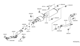 Diagram for 2014 Nissan Pathfinder Muffler - 20100-3JV0A