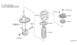 Diagram for 2014 Nissan Pathfinder Shock Absorber - E4302-3JV0B