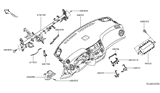 Diagram for 2014 Nissan Pathfinder Air Bag - 98515-3KB9A