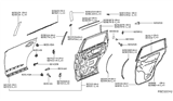 Diagram for Nissan Leaf Body Mount Hole Plug - 64899-ZL80A