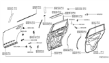 Diagram for 2009 Nissan Maxima Body Mount Hole Plug - 64899-ZL80A