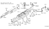 Diagram for Nissan Murano Fuel Line Clamps - 16439-JA00B