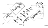 Diagram for 2014 Nissan Pathfinder Exhaust Hanger - G4374-3JVMA