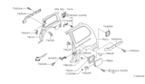 Diagram for 1999 Nissan Quest Fuel Door - 78830-7B030