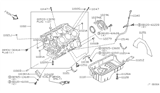 Diagram for 2003 Nissan Quest Dipstick Tube - 11150-7B000