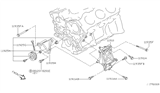 Diagram for 2003 Nissan Quest A/C Idler Pulley - 11925-1B010