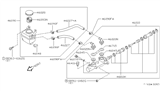 Diagram for Nissan Quest Brake Master Cylinder Reservoir - 46010-2Z000