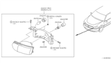 Diagram for 2001 Nissan Quest Light Socket - 26243-7B000