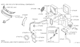 Diagram for 2001 Nissan Quest Cabin Air Filter - 27298-7B000