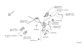 Diagram for 1999 Nissan Quest Door Lock Actuator - 80500-7B000