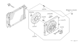 Diagram for Nissan Quest Radiator fan - 21486-7B000