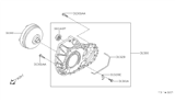 Diagram for 2003 Nissan Quest Bellhousing - 31300-80L00