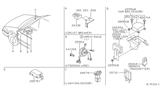 Diagram for 2000 Nissan Quest Clock Spring - 25554-7B025