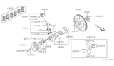 Diagram for 2002 Nissan Quest Crankshaft Pulley - 12303-1B000