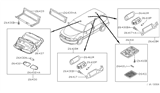 Diagram for 1999 Nissan Quest Dome Light - 26430-2Z203