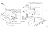 Diagram for Nissan Quest Grille - 27922-7B002