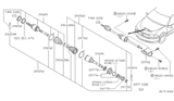 Diagram for 1999 Nissan Quest CV Joint - 39210-7B000