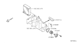 Diagram for Nissan Quest Blower Motor Resistor - 27150-2Z010