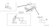 Diagram for 2002 Nissan Quest Mirror Cover - 80293-7B000