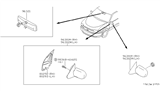 Diagram for 2000 Nissan Quest Car Mirror - 96302-7B100