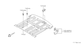 Diagram for 2003 Nissan Quest Floor Pan - 74512-2Z035