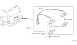 Diagram for 2002 Nissan Quest Light Socket - 26243-9B902