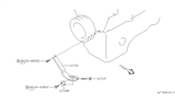 Diagram for 1998 Nissan Quest Alternator Bracket - 11715-0B000