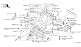 Diagram for 2003 Nissan Quest Seat Cushion - 89300-2Z401