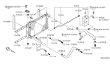 Diagram for 2000 Nissan Quest Cooling Hose - 21634-7B000