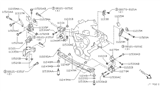 Diagram for 2000 Nissan Quest Engine Mount Bracket - 11320-7B001