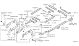 Diagram for 2001 Nissan Quest Motor And Transmission Mount - 75119-7B000