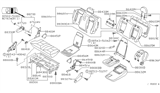 Diagram for 1999 Nissan Quest Seat Cushion - 88300-7B201