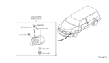 Diagram for Nissan Quest Light Socket - 26242-2Z400