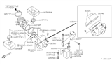 Diagram for Nissan Quest Air Filter - 16546-7B000