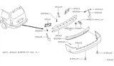 Diagram for 2003 Nissan Quest Bumper - 85022-7B225