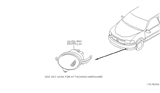 Diagram for 2001 Nissan Quest Fog Light - 26150-2Z300