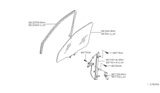 Diagram for 2002 Nissan Quest Window Regulator - 80721-7B000