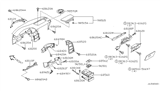 Diagram for 2001 Nissan Quest Glove Box - 68510-7B001