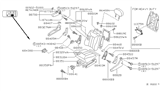 Diagram for 1999 Nissan Quest Seat Cushion - 88350-7B122