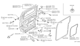 Diagram for 2000 Nissan Quest Weather Strip - 82838-7B000